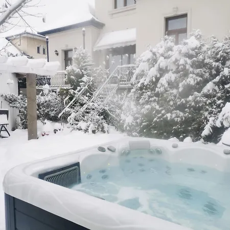 Kúria With Private Jacuzzi&pool Apartament